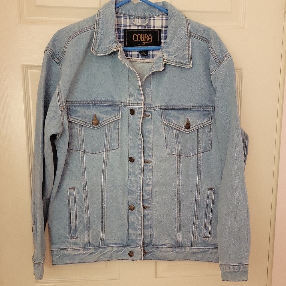 COBRA Men's Light Blue Denim Jacket